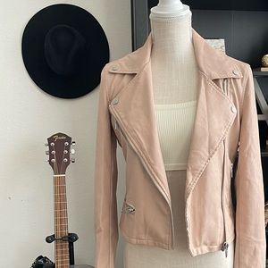 Pink Blank NYC Moto Jacket